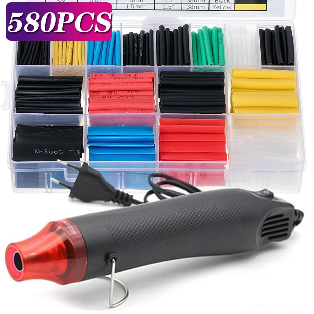 Heat Gun Embossing - مجموعة أنابيب حرارية قابلة للانكماش 580/530/127