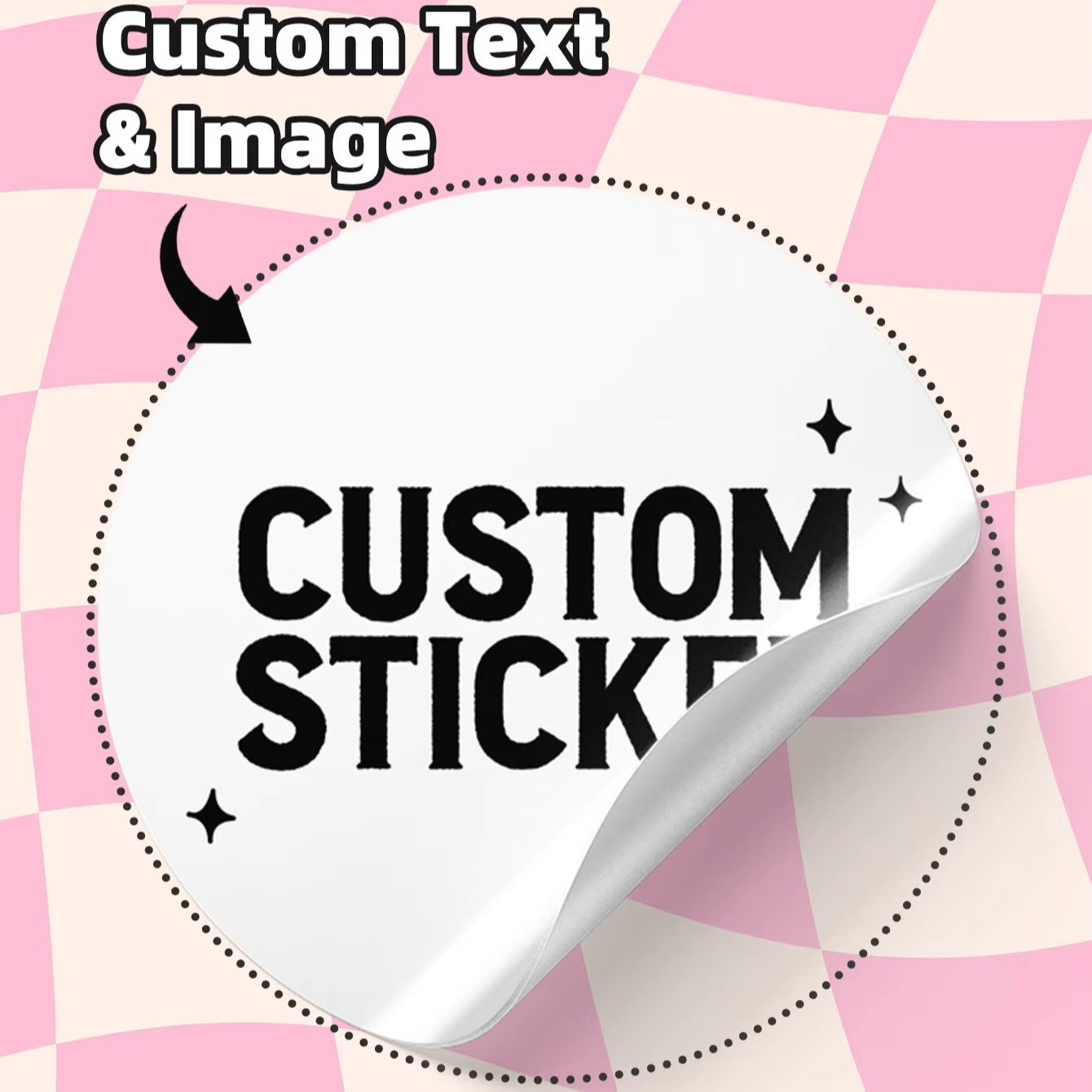 Label Sticker Round - 1-768 قطعة ملصقات دائرية مخصصة مقاومة