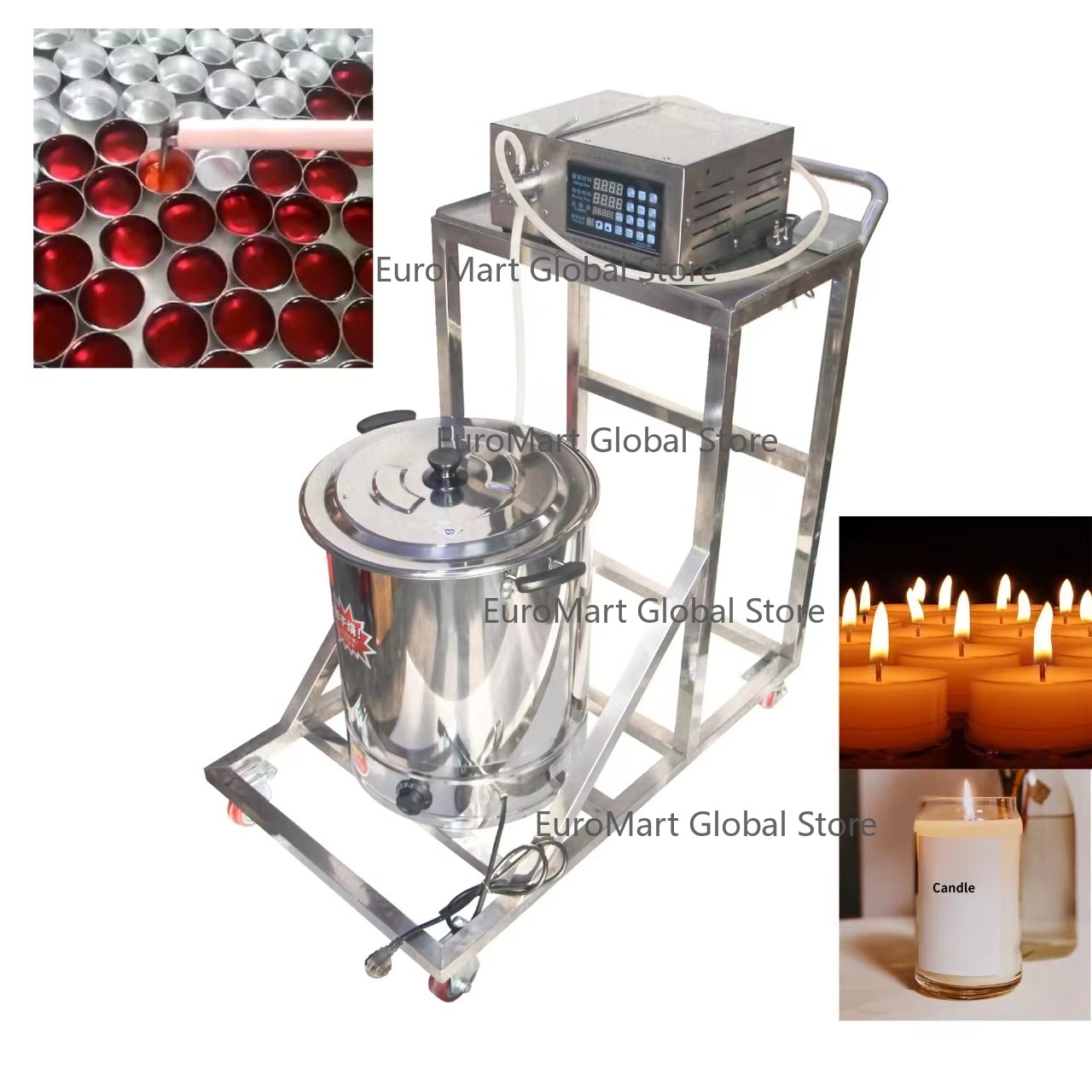 آلة تعبئة شمع الشموع الصناعية  - مراجعة Candle Making Machine Price وسعره