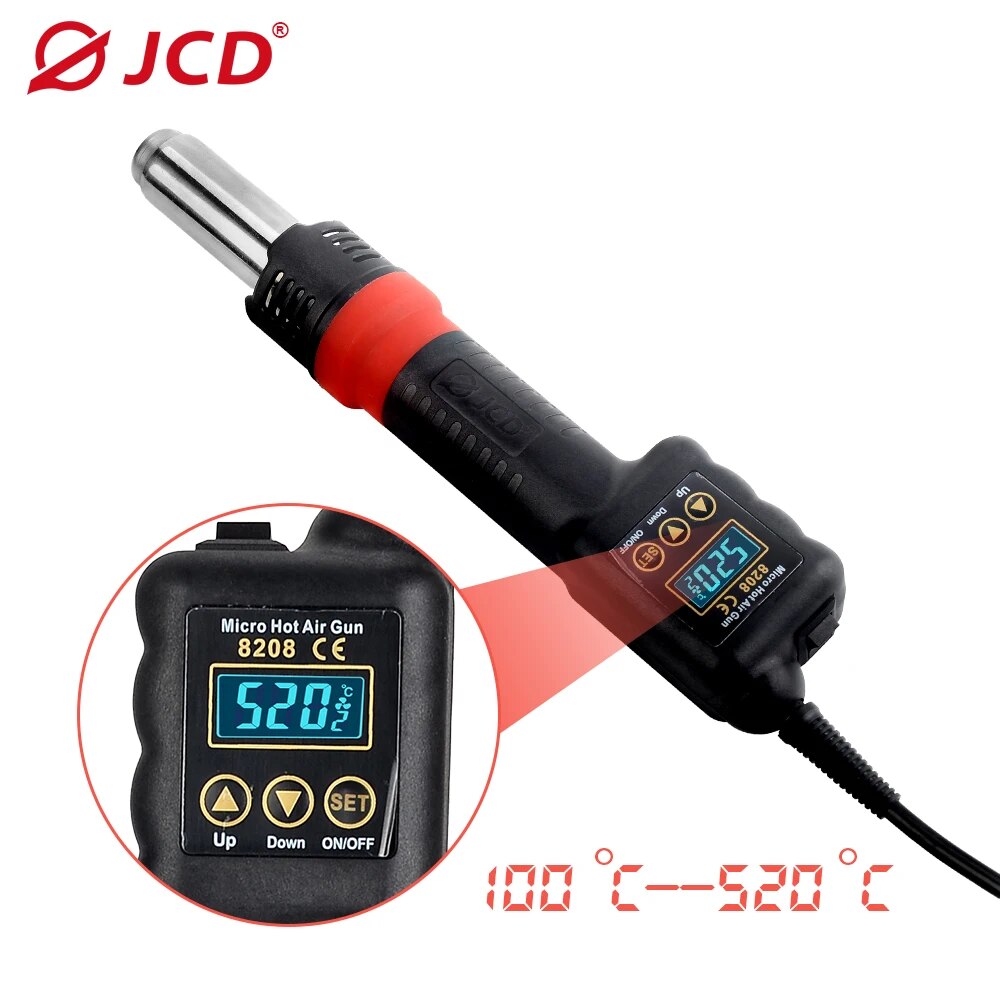 Jcd-مسدس الهواء الساخن الصغير  - مراجعة Heat Gun Embossing وسعره
