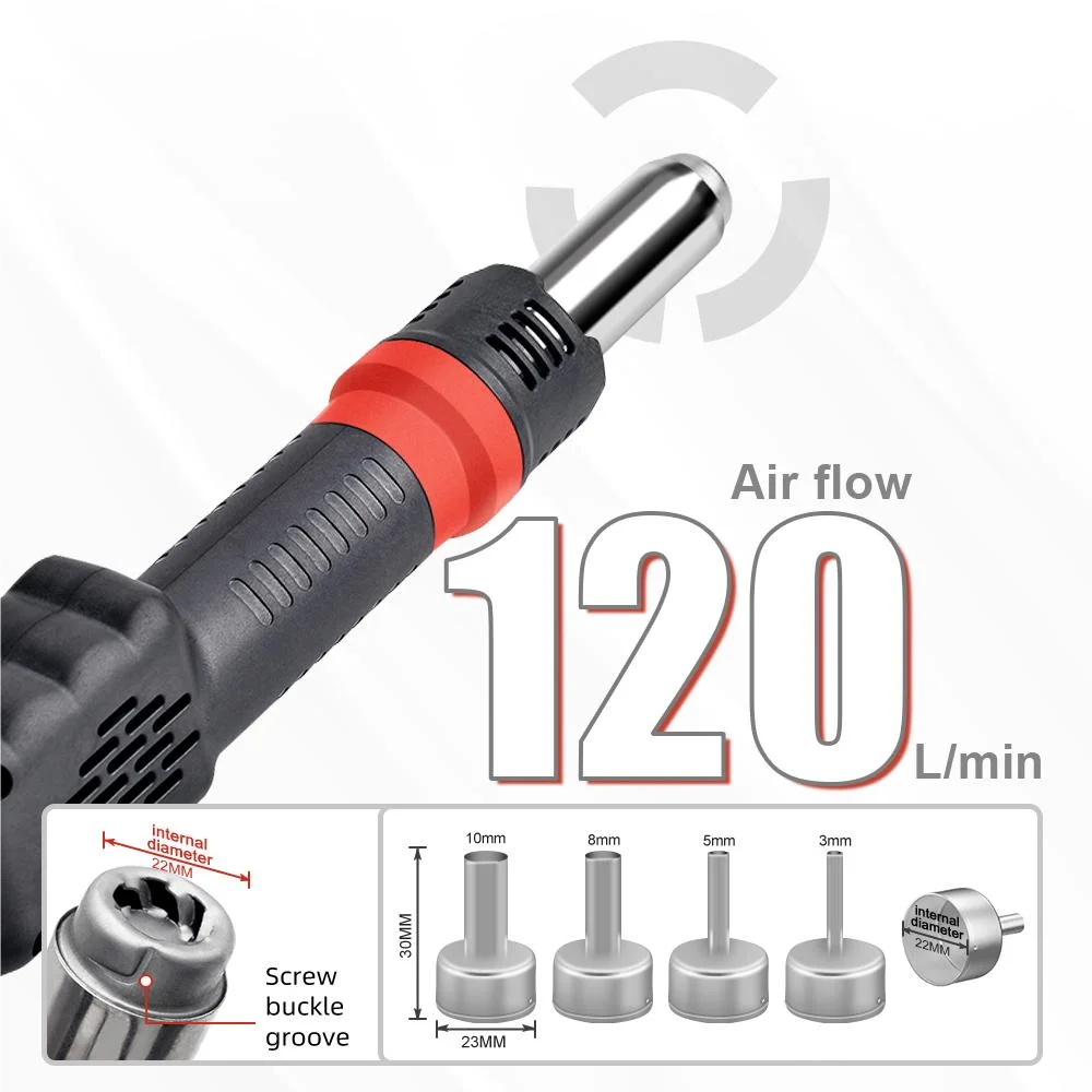 Jcd-مسدس الهواء الساخن الصغير  - مراجعة Heat Gun Embossing وسعره