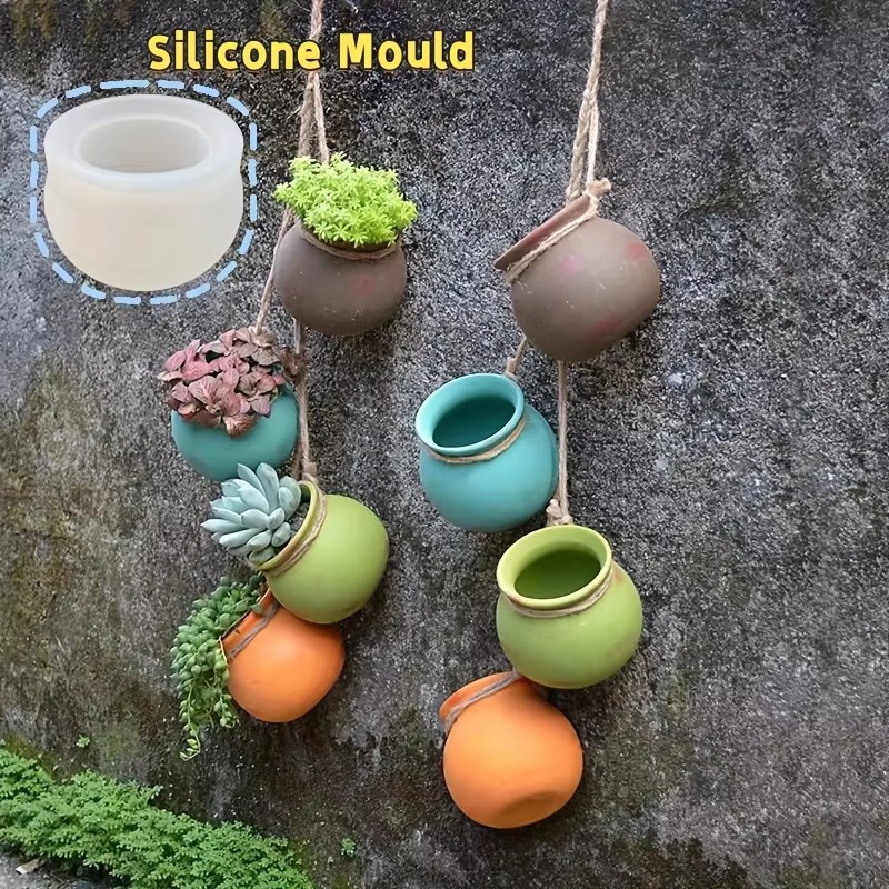 قوالب أصص الزهور السيليكونية،  - مراجعة Candle Making Tools وسعره
