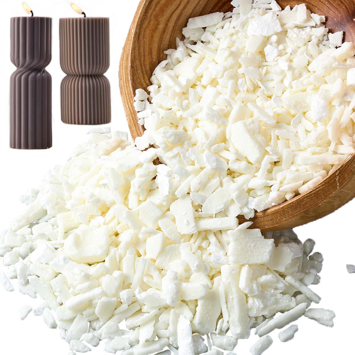 1 جنيه شمع الصويا الأبيض النقي - مراجعة Candle Making Fragrances وسعره
