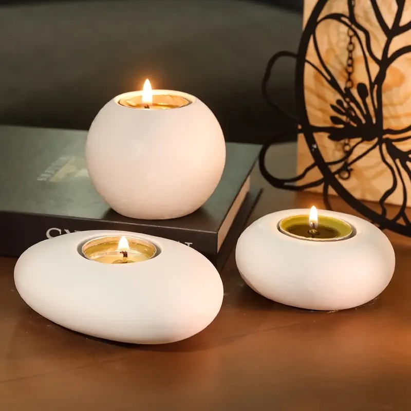 Tealight شمعة حامل الراتنج قال - مراجعة Candle Making Tools وسعره