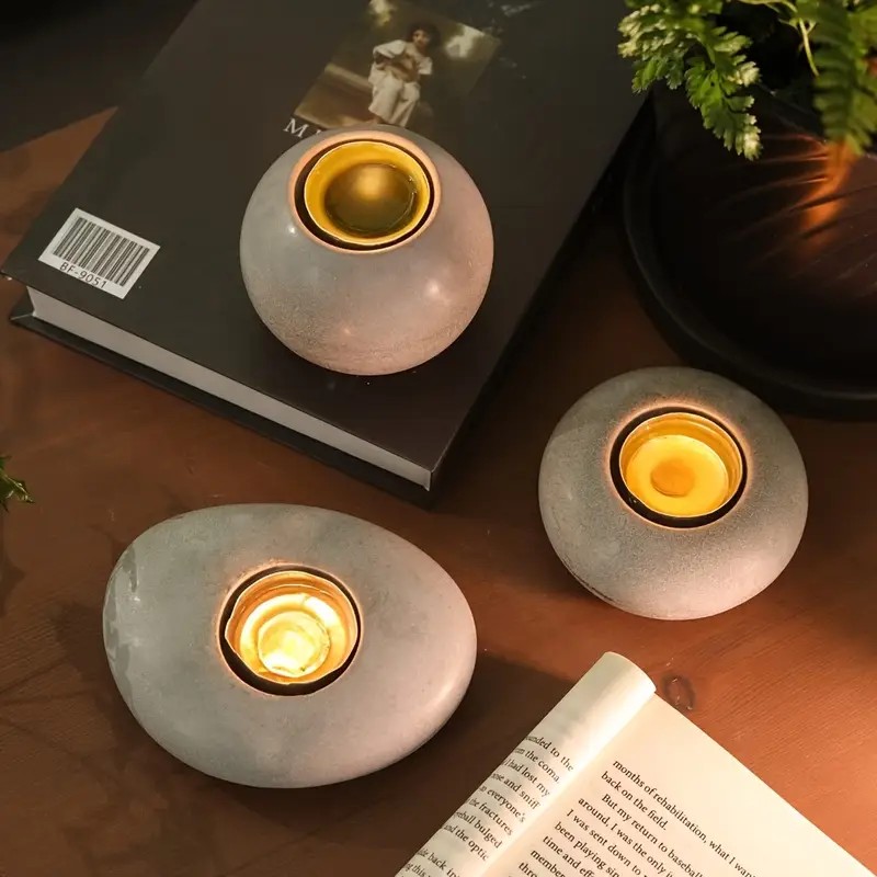 Tealight شمعة حامل الراتنج قال - مراجعة Candle Making Tools وسعره