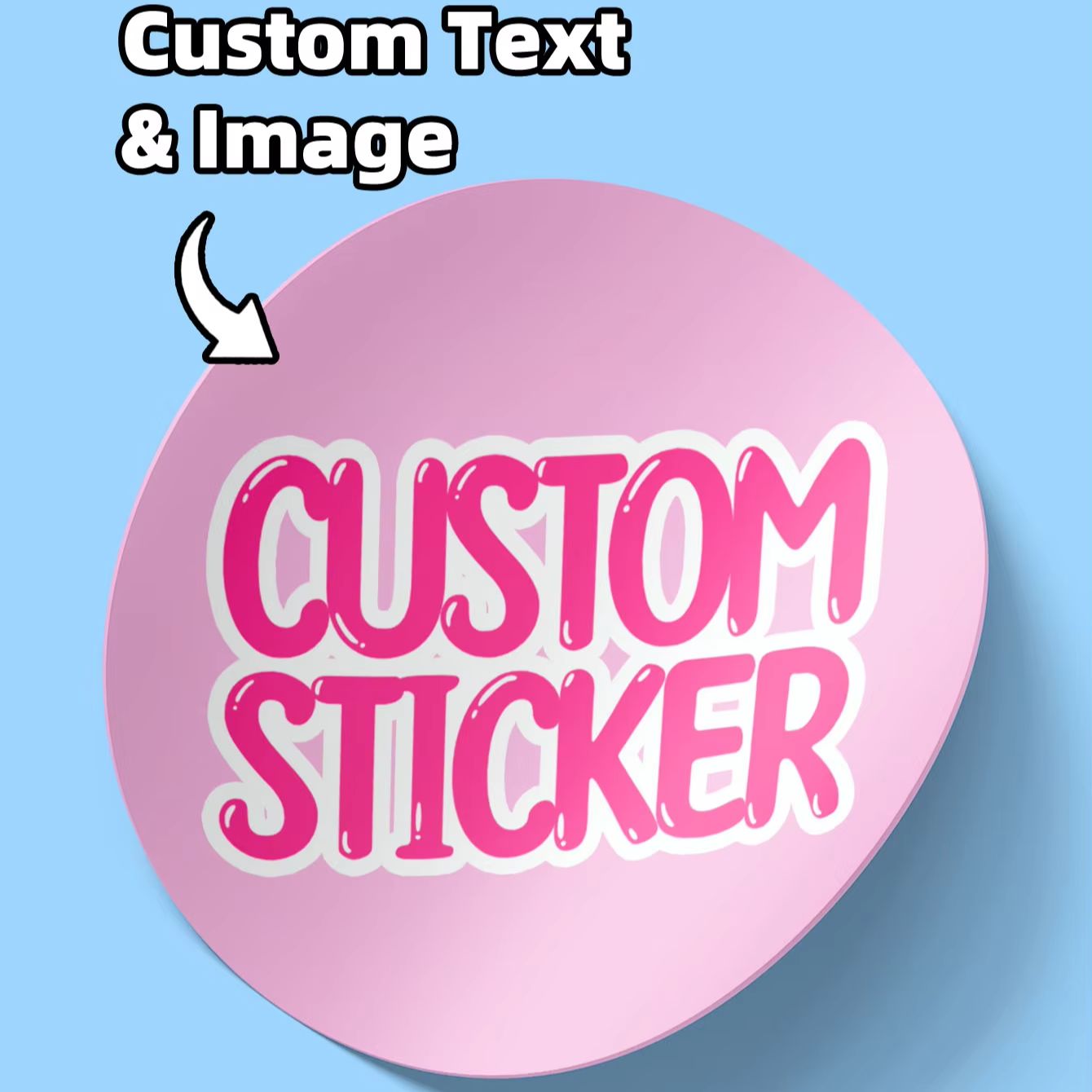 1-150 قطعة ملصقات دائرية مخصصة - مراجعة Label Sticker Round وسعره