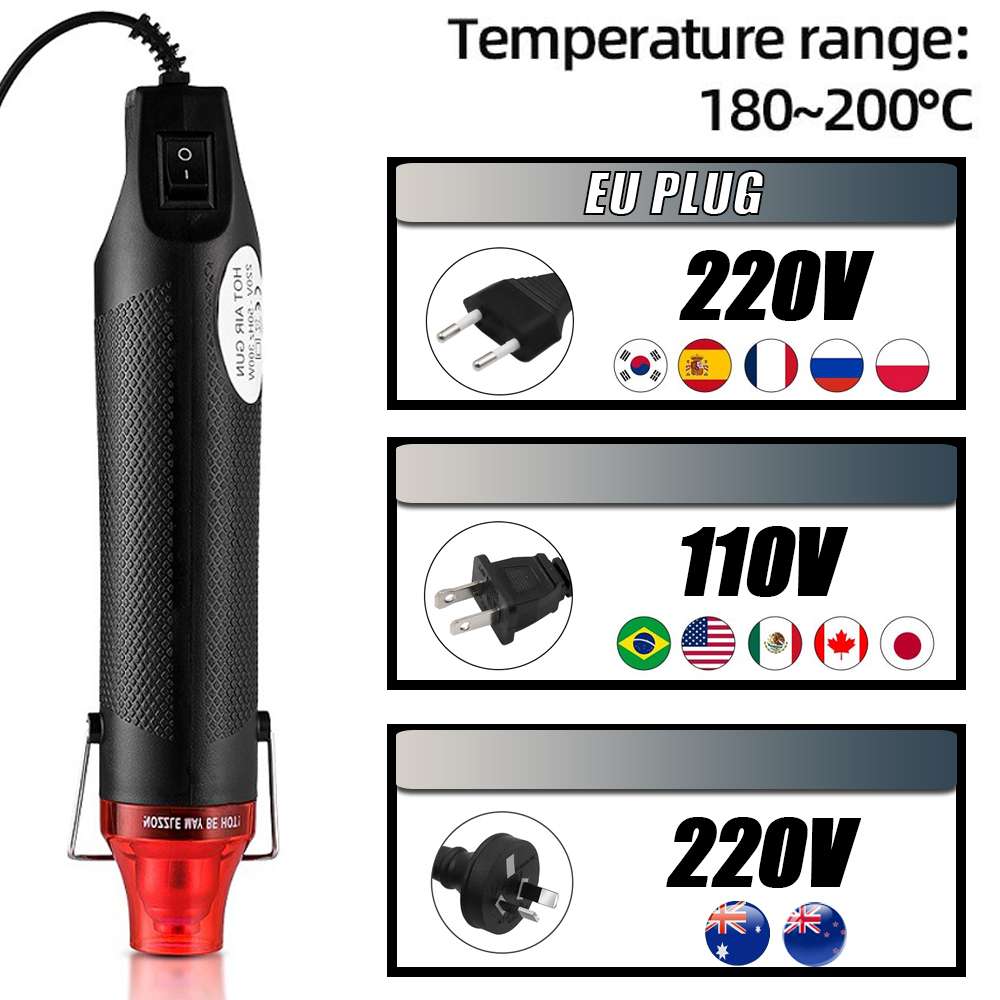 300 واط مسدس هواء ساخن سخان صغ - مراجعة Heat Gun Embossing وسعره